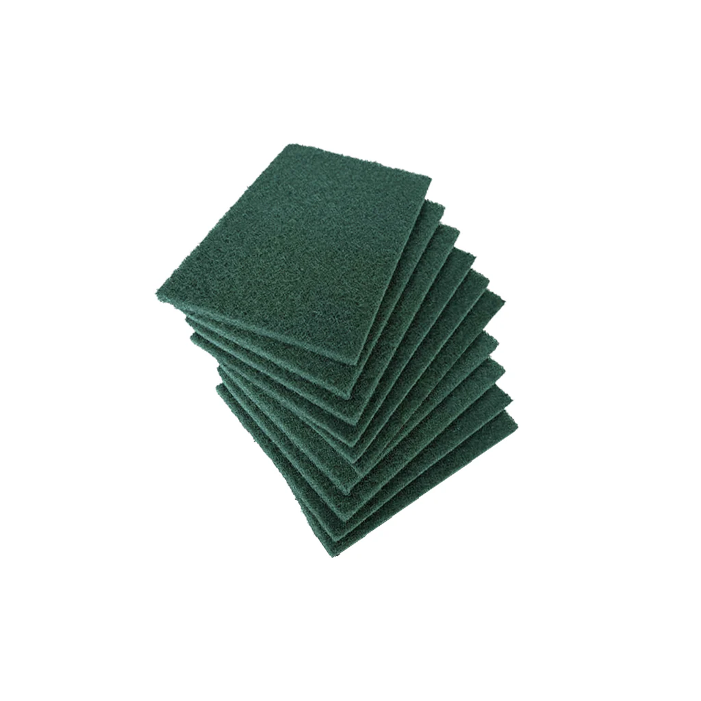 GLO-7006#B Green Heavy Duty Scouring Pad  10 /Pack