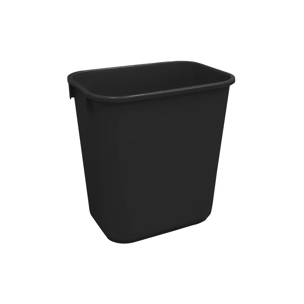 GLO-9756BLA Waste Basket Black 26L