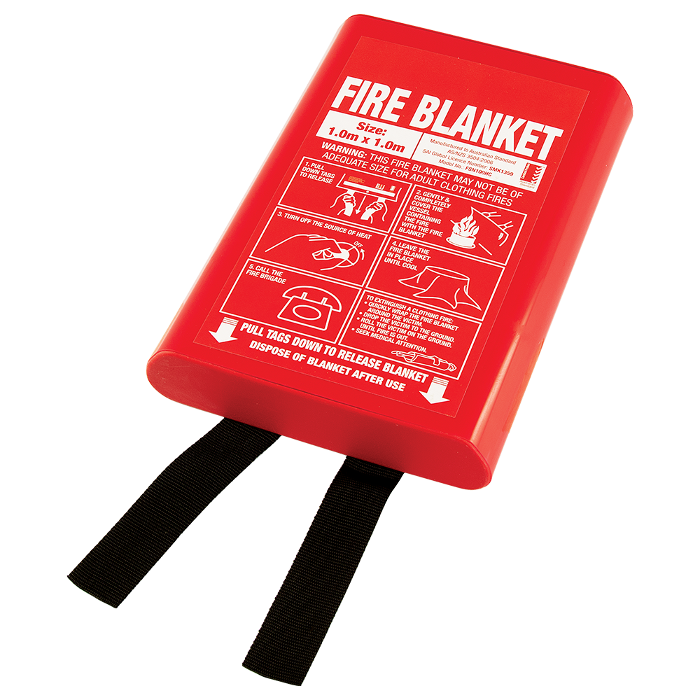 IS-1010097 Small Fire Blanket Hard Case 1M X 1M