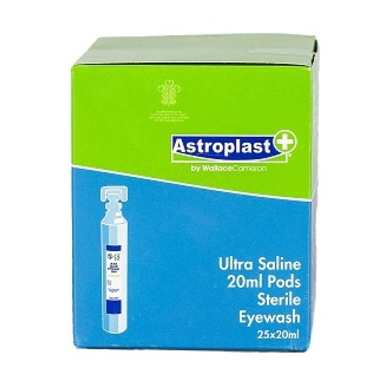 IS-2405099 Astroplast Saline Eyewash Pods 20ml 25/box