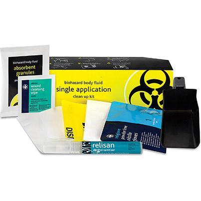 IS-719 Reliance Medical Deluxe Body Fluid Clean up Kit