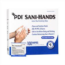 IS-72400 Sani-Hands- Instant  Hand Sanitizer Pocket packets 100/box