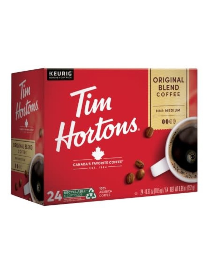 KG-61-01306#B💔 Tim Hortons Original Kcups 24 boxes x 4/case