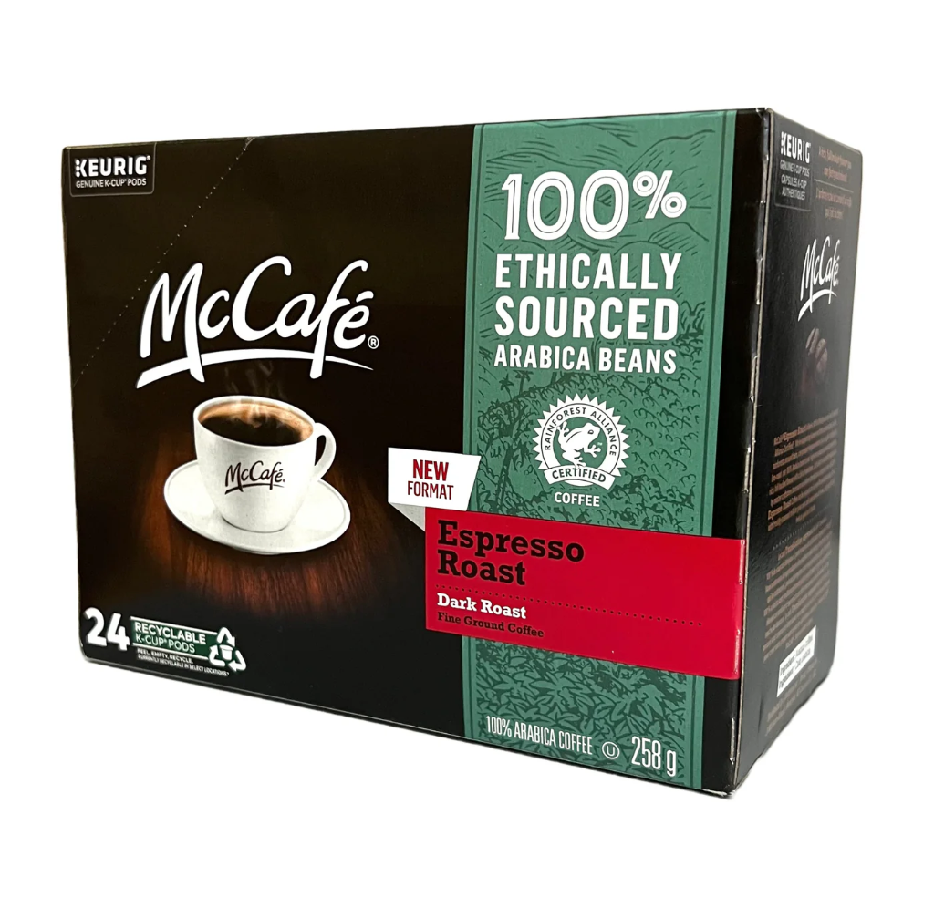 KG-61-60849#B McCafe Espresso Roast Kcups 24/bx