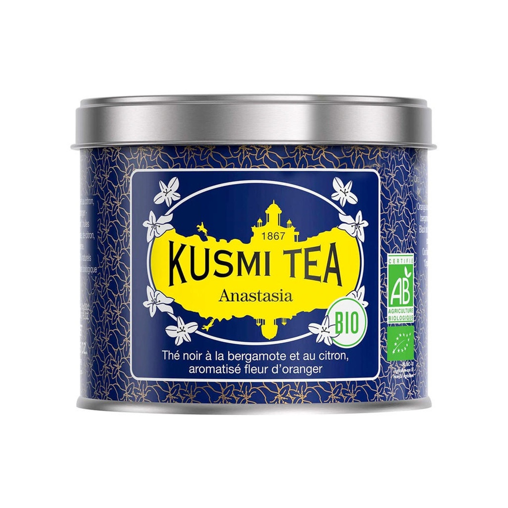 KT-ANAS100BIO Kusmi Anastasia Tea 100g tin