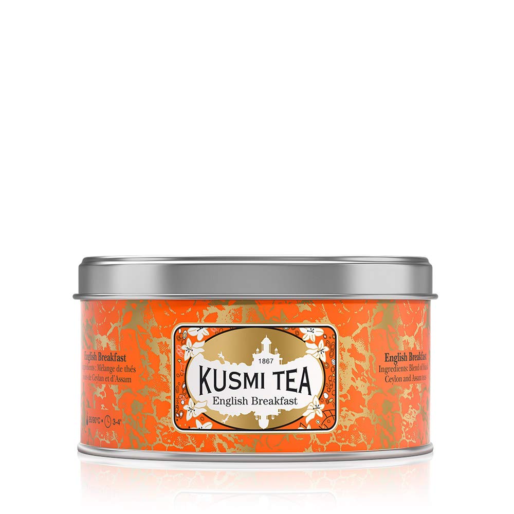 KT-ENGL025 Kusmi Tea English Breakfast 25g Metal Tin