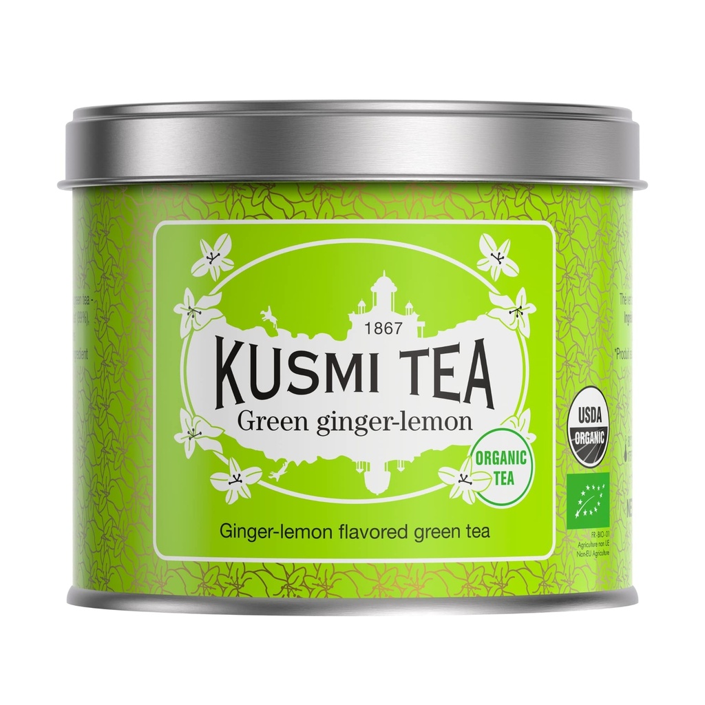 KT-KM7757 Kusmi Ginger Lemon Green 100g tin