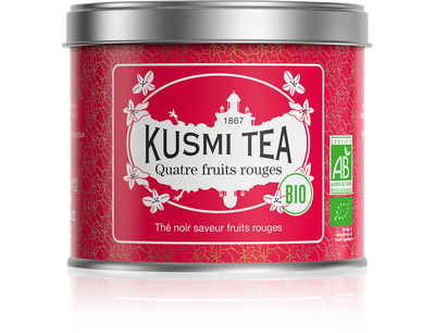 KT-ROUGH100 Kusmi Tea Four Red Fruits 100g Tin