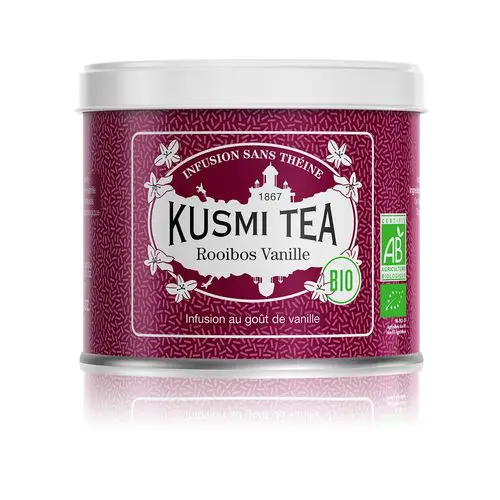 KT-ROVA100BIO Kusmi Tea Organic Vanilla Rooibos 100g Tin