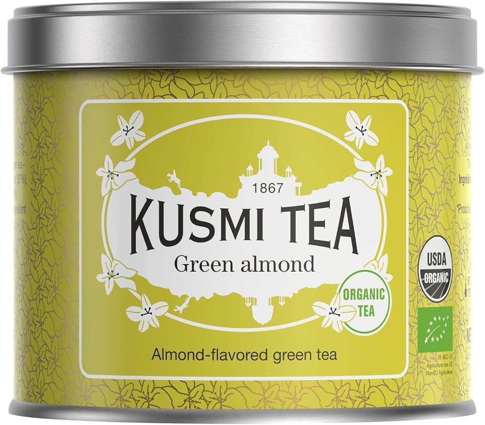 KT-VAMA100 Kusmi Green Almond Tea 100g Tin