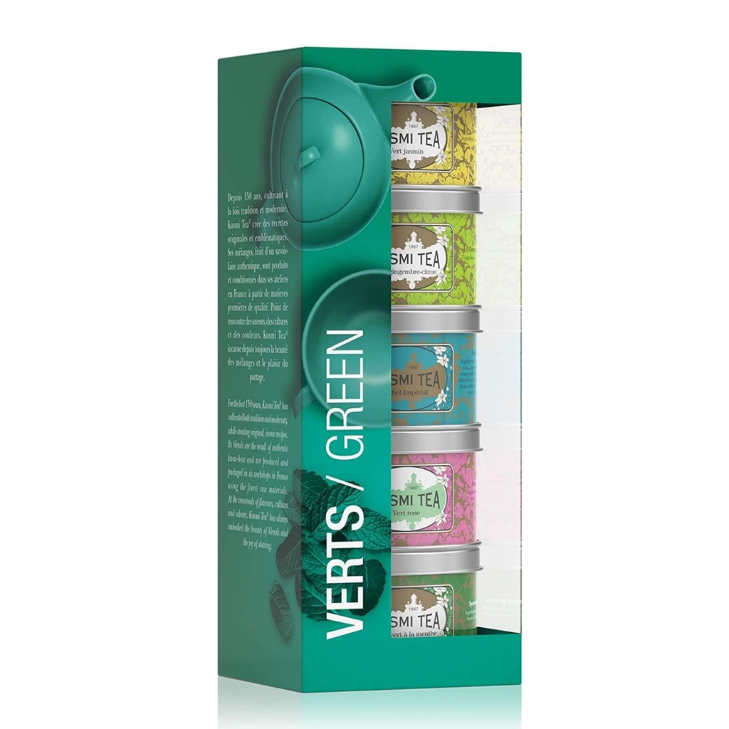 KT-VERT525 Kusmi Tea Loose Leaf Green Collection