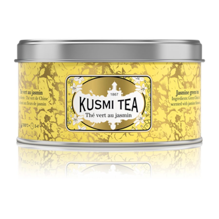 KT-VJAS025 Kusmi Tea Jasmine Green 25g Metal Tin