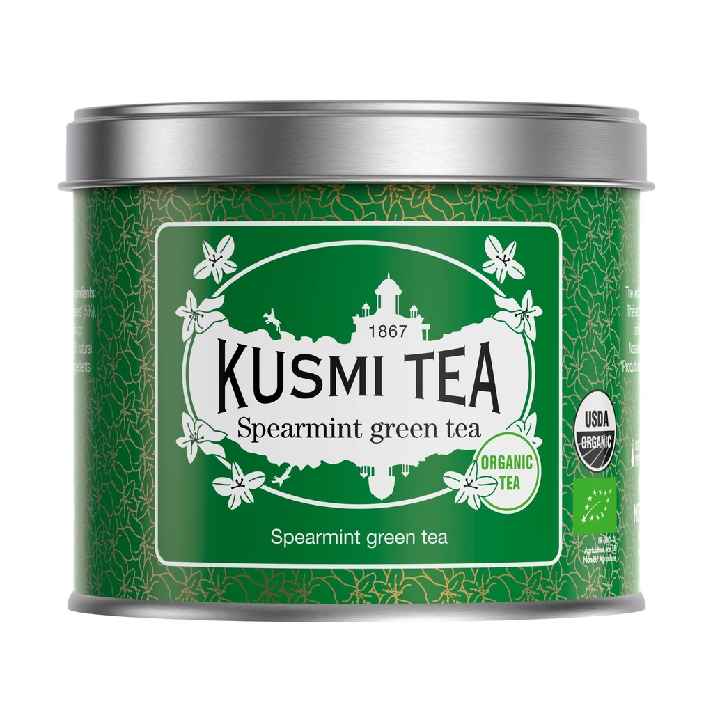 KT-VMEN125 Kusmi Spearmint Green Tea 125g Tin