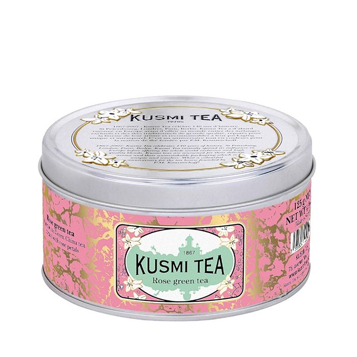 KT-VROS025 Kusmi Tea Rose Green 25g Metal Tin