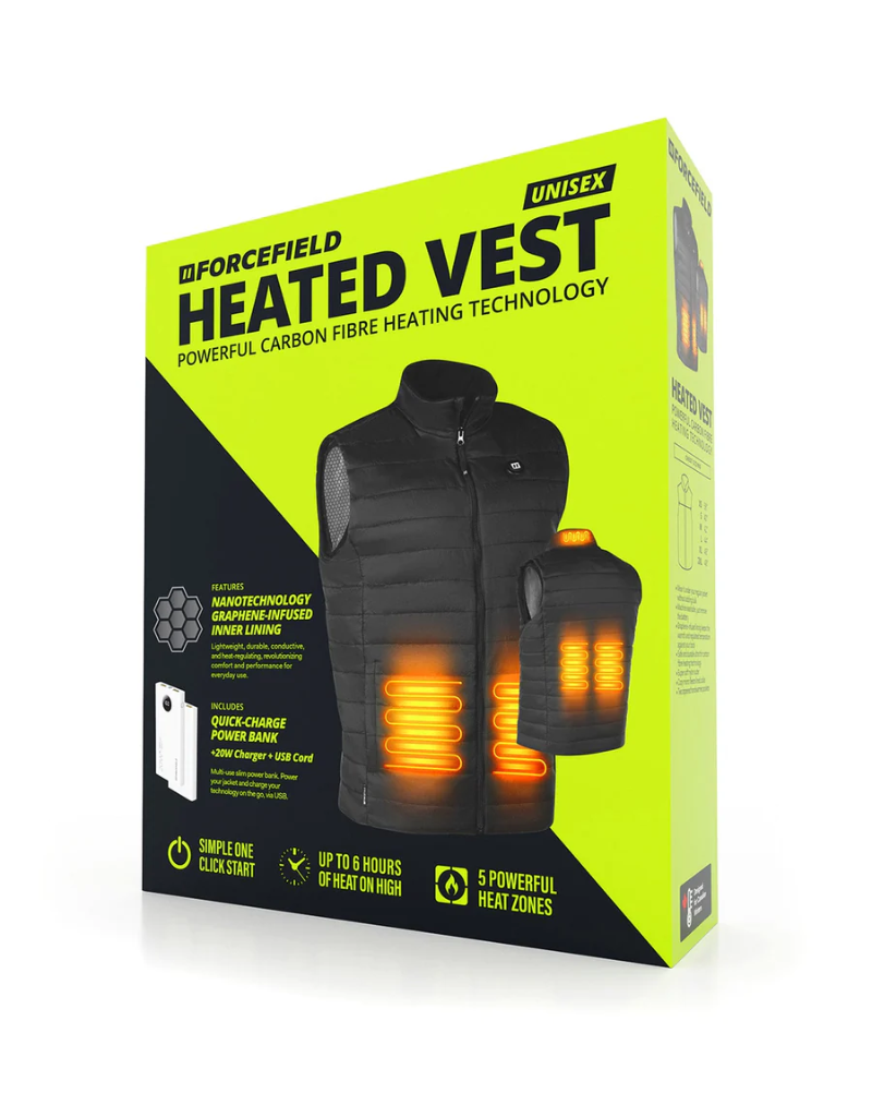 LAT-024-EN130HV-2XL Black Heated Vest  XX-large w/ Battery & Charger