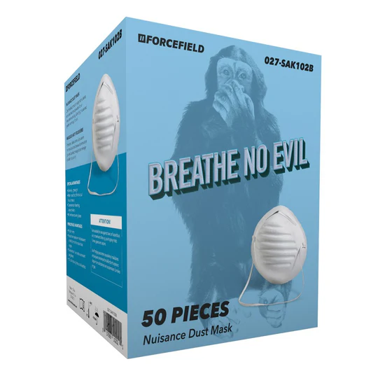 LAT-BreathNOevil "Breathe No Evil" Nuisance Dust Mask 50/box