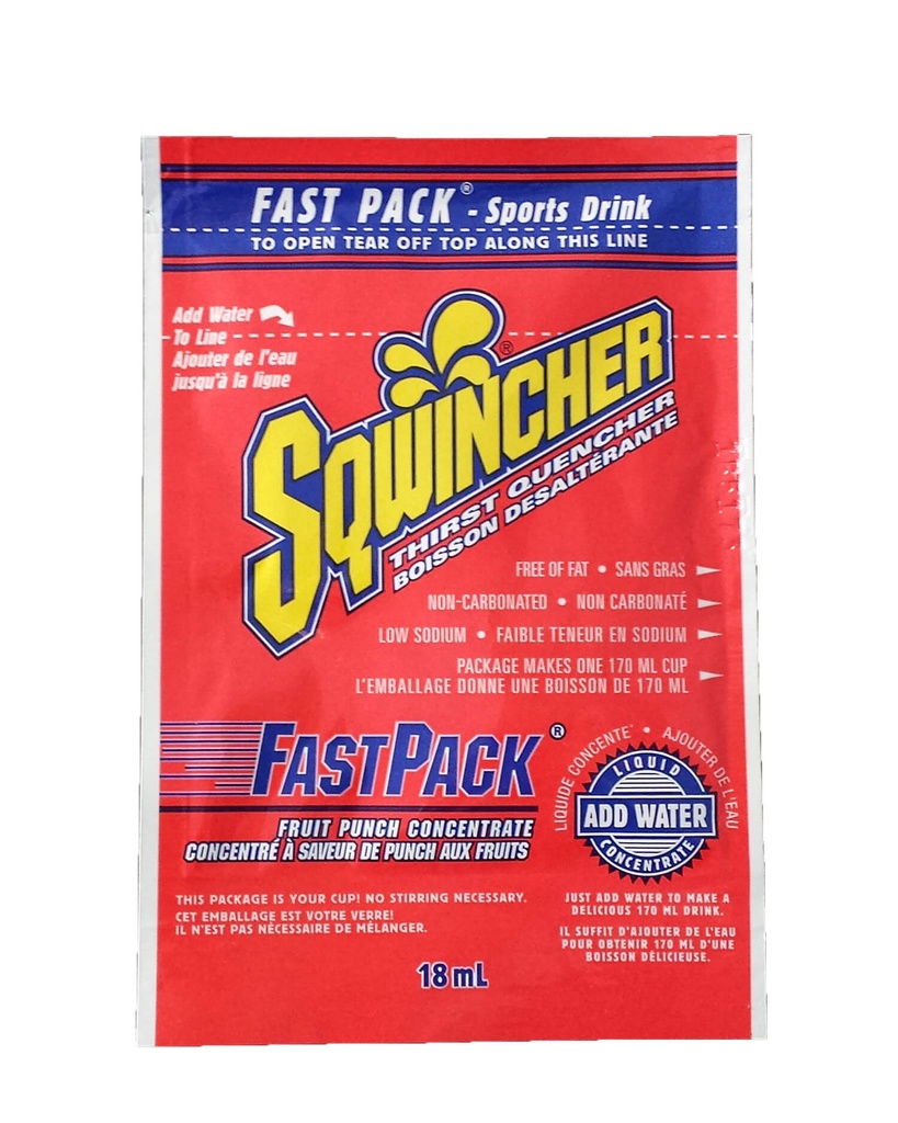 ORS-690-11081#B Sqwincher Fast Pack Fruit Punch ea