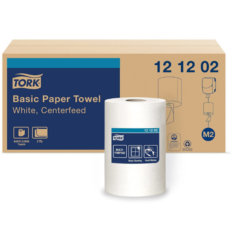 R3-14100134 Tork 121202 Center pull Towel White 6/case