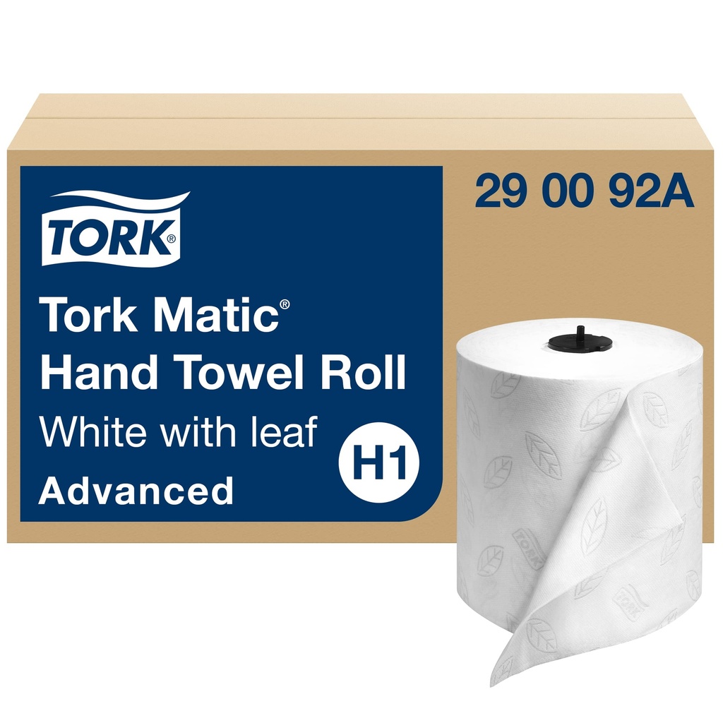 R3-14100338 Tork 290092A  Roll Towel White 2Ply 6/CS