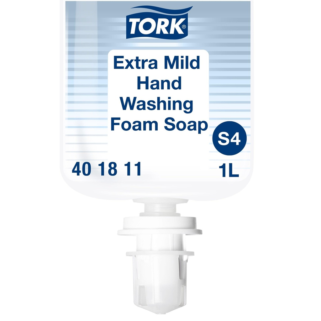 R3-14101180#B Tork Extra Mild Hand Washing Foam Soap 401811 1L