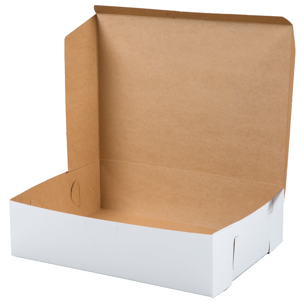 R3-16203424 1/2 Sheet Cake box -easy open tab YHSB500R1TAB-30 per bundle