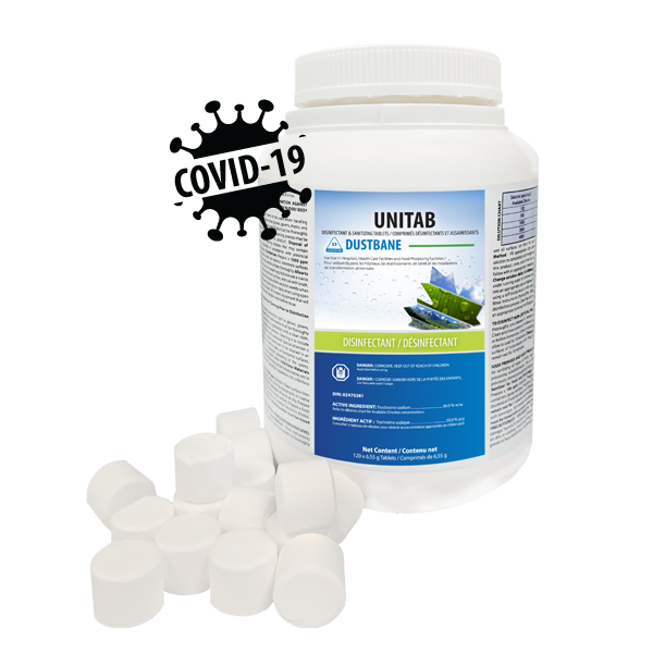 R3-16740615#B Unitab Disinfectant & Sanitizing Tablets 120's