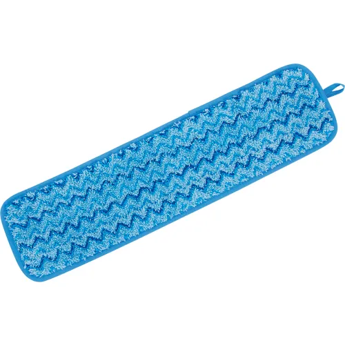 R3-177041001 Hygen Microfiber 18" Wet Blue Flat Mop