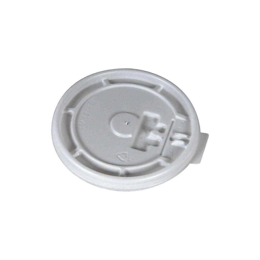 R3-347800786 14HL Lid Flat White Tear Back Lids 1000/case