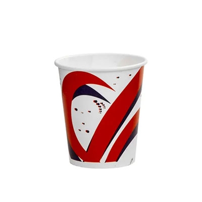 R3-34781221 Swirl Lined 5oz Cold Drink Cups Paper 1000/cs