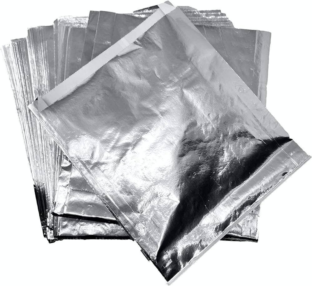 R3-46831701 Foil Hamburger Bag large 6X1.5x7.5