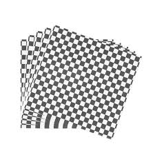 R3-46838187 12x12 Black Checkered Basket Liner 2000/cs