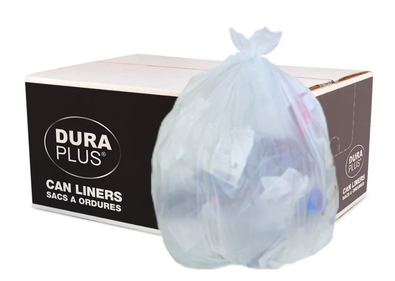 R3-57760018 Garbage Bags 20x22 White Regular 500/cs