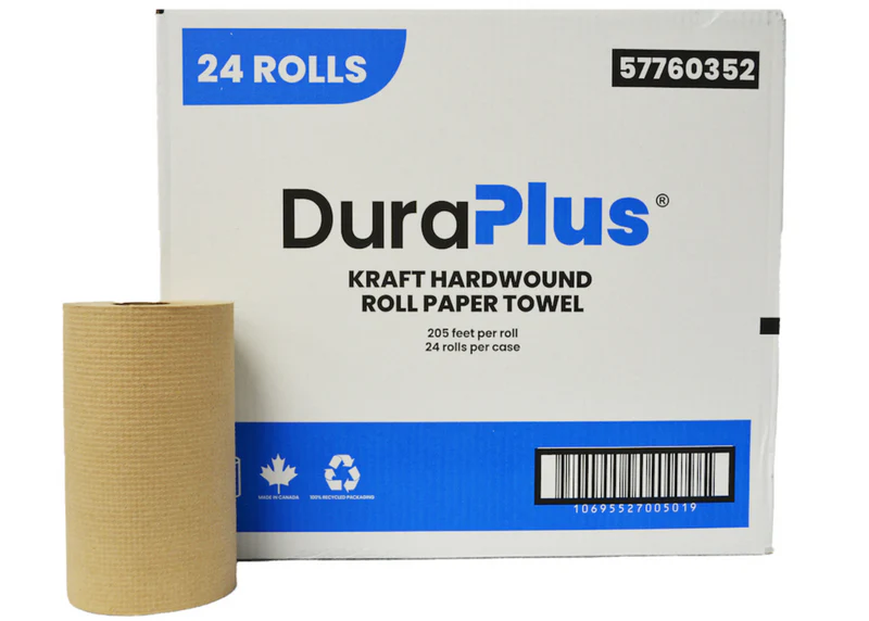 R3-57760352 DuraPlus Towel 205' Kraft Hardwound 24/cs