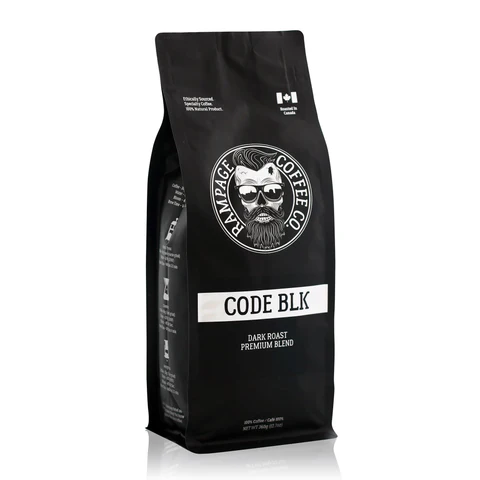 RC-CODE340G Rampage Code Blk Ground Coffee, 340g Bag