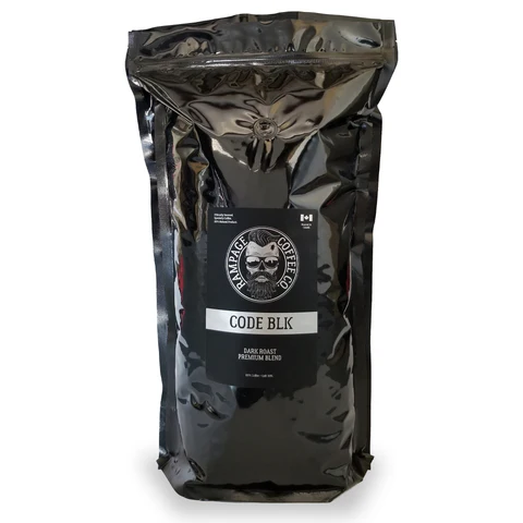 RC-CODEBLACK5#B Code Blk Dark Roast Whole Bean -5lb bag