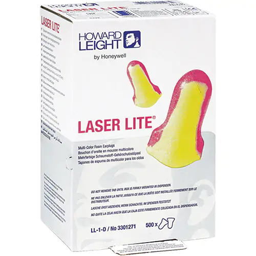 SCN-SAF827 Laser Lite Earplugs 500/box