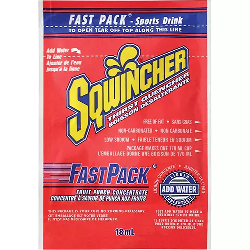 SCN-SAF873 Sqwincher Fast Pack Fruit Punch  50/box