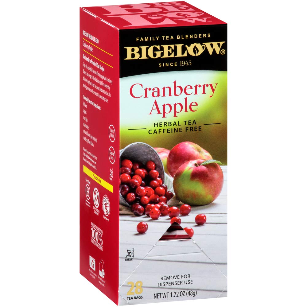 SR-CRAP628#B Bigelow Cranberry Apple Tea 28/bx