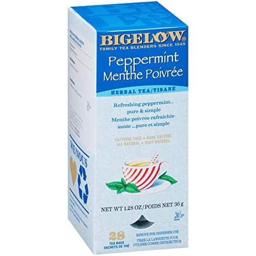 SR-PEPHERBIL628#B Bigelow Peppermint Tea 28/bx