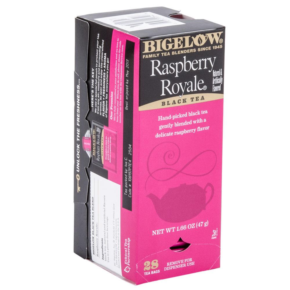 SR-RASROY628#B Bigelow Raspberry Royale Tea 28/bx