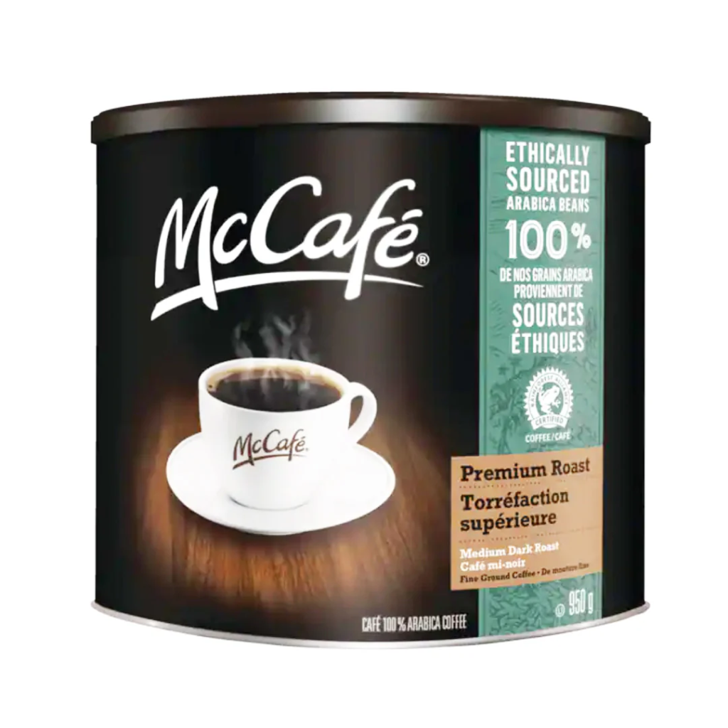 UNC-950GMCCAFE McCafe Premium Roast Ground Coffee Can