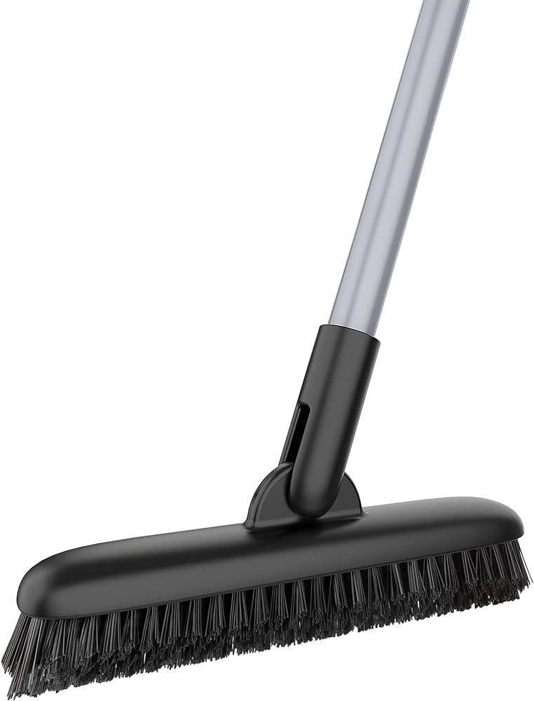 UNC-GRTBRUSH Grout Scrub Brush with Long Handle, Shower
Floor Scrubber