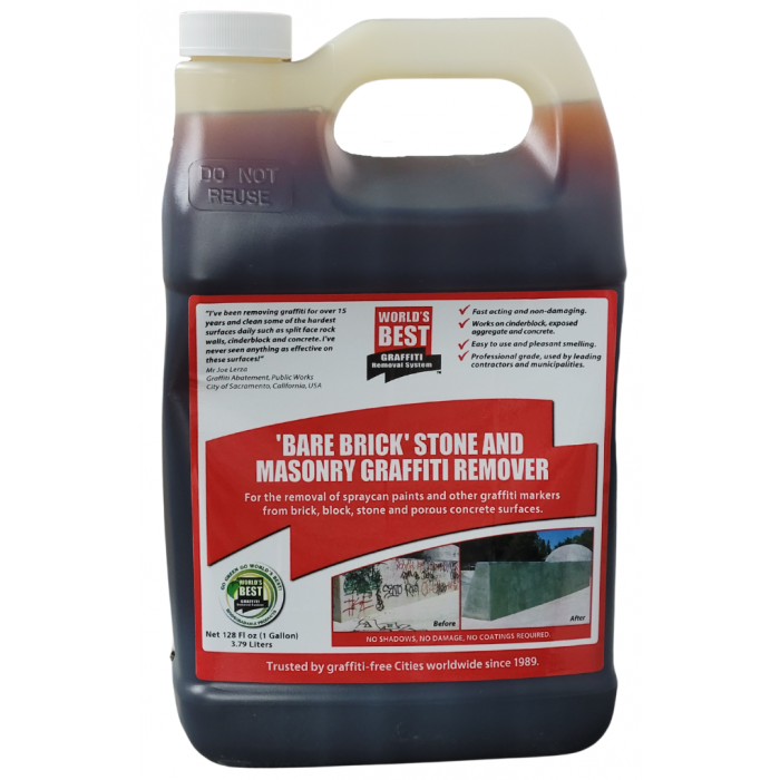 UNC-WB0010 Bare Brick Stone & Masonry Graffiti Remover-Gallon