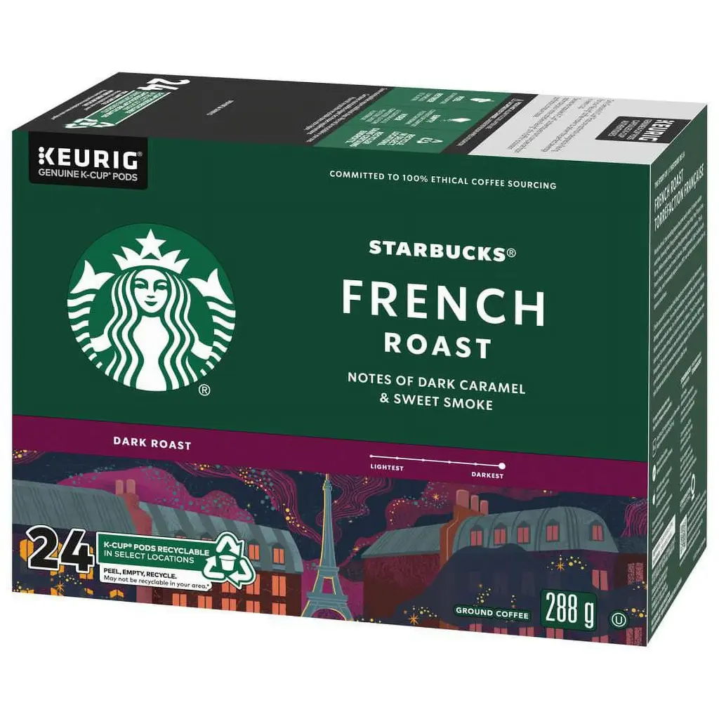 VP-11ST201FR#B Starbucks French Roast Kcups 24/bx