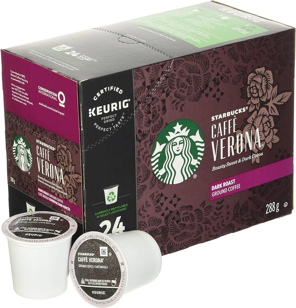 VP-11ST201V#B Starbucks Cafe Verona Kcups 24/bx