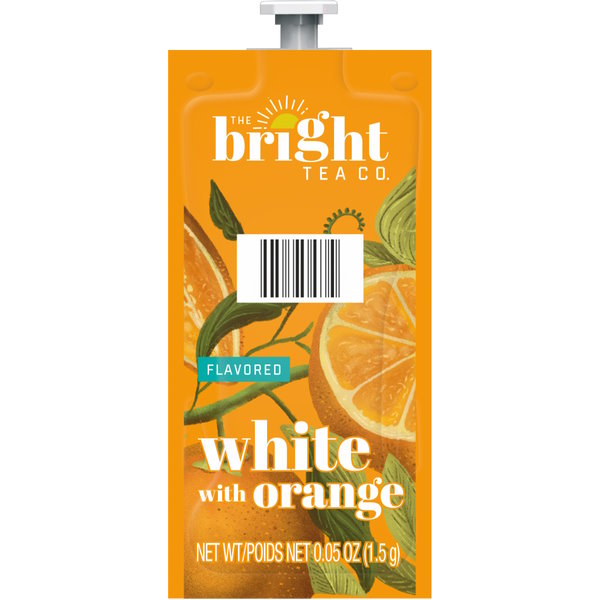 VP-15104WHORG#B Flavia Bright Tea White Orange 20x5/cs