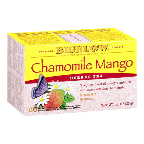 VP-BIGCM#B Bigelow Chamomile Mango Tea 20/bx