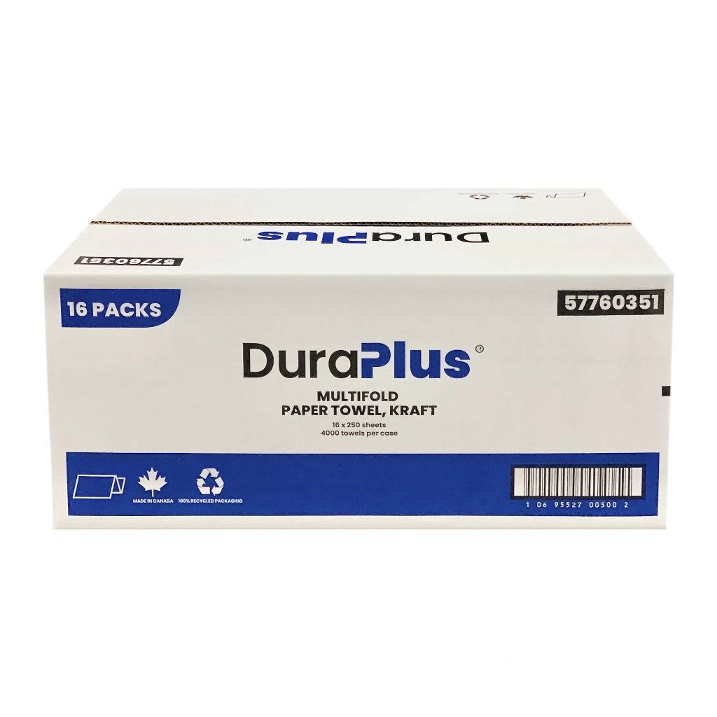 R3-57760351 DuraPlus Kraft Multifold Towel 4000/cs