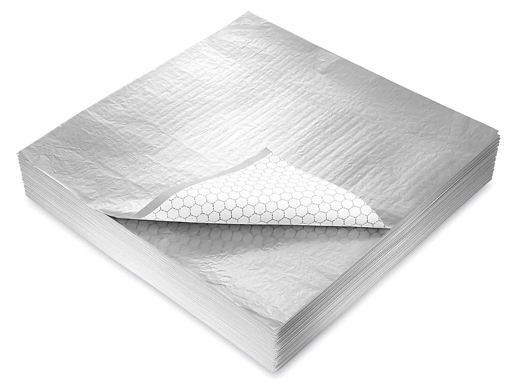 FOR-129218S VicBay 12x12 Insulated Foil Wrap Silver