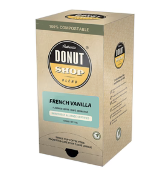 22427#B Reunion French Vanilla Medium Roast Pods 16/box